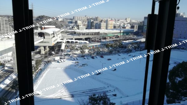 Town Snowing